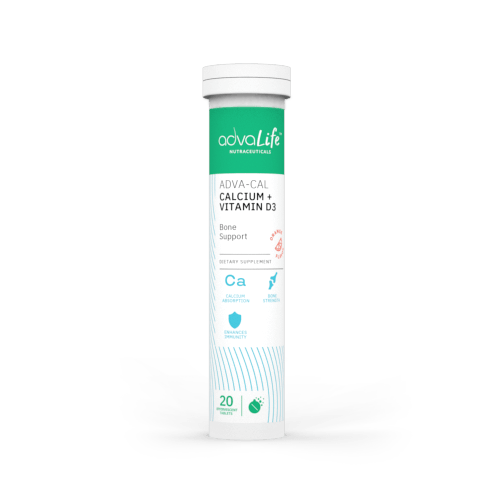 Comprimés Effervescents de Calcium + Vitamine D3 (tube de 20 comprimés)