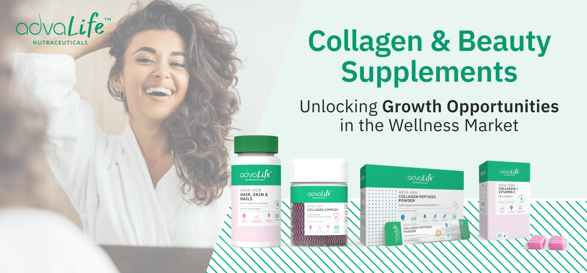 Les distributeurs peuvent augmenter leur part de marché avec les suppléments de collagène et de beauté d'AdvaCare Pharma