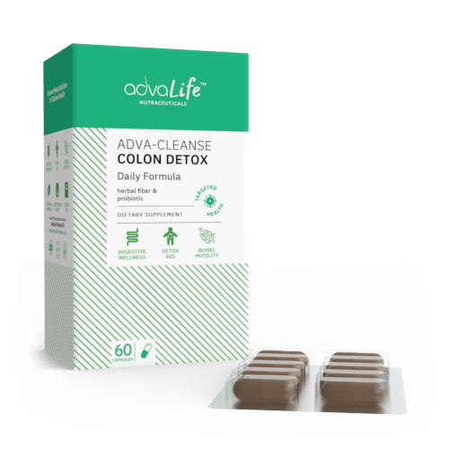 Capsules de nettoyage quotidien pour le colon Detox (1 boîte et 1 blister)