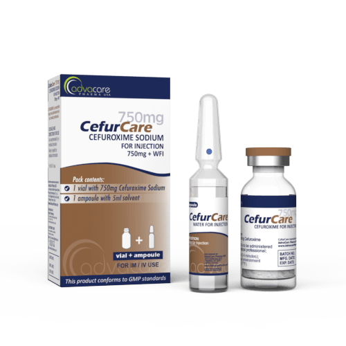 Cefuroxime with Water for Injection (box of 1 vial and 1 WFI ampoule)