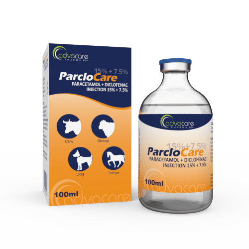 Injection de Paracétamol + Diclofénac (1 boîte et 1 flacon)