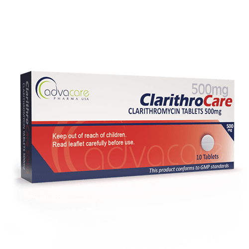 Comprimidos de Claritromicina (caja de 10 comprimidos)