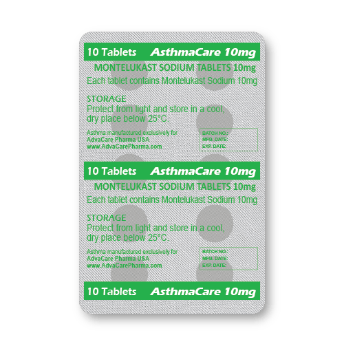 Comprimés de Montélukast Sodique (blister de 10 comprimés)