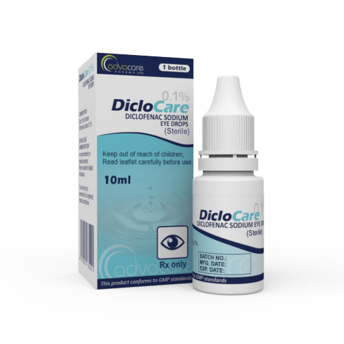 Diclofenac Sodium Eye Drops (1 box and 1 bottle)