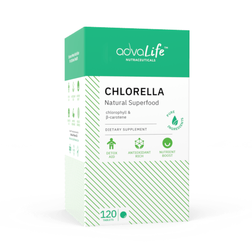 Comprimés de Chlorelle (boîte de bouteilles)