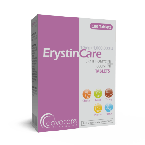 Erythromycin + Colistin Tablets (box of 100 tablets)