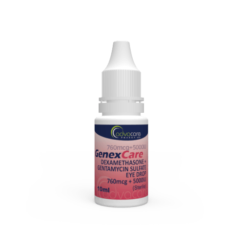 Dexamethasone + Gentamicin Eye Drops (1 bottle)