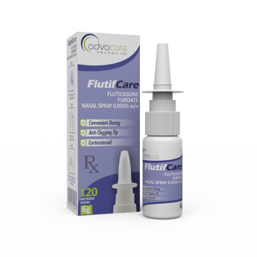 Fluticasone Furoate Nasal Spray (1 box and 1 spray bottle)