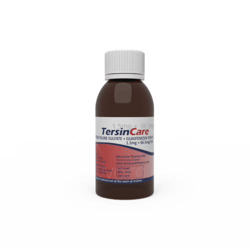 Terbutaline Sulfate + Guaifenesin Syrup (1 bottle)