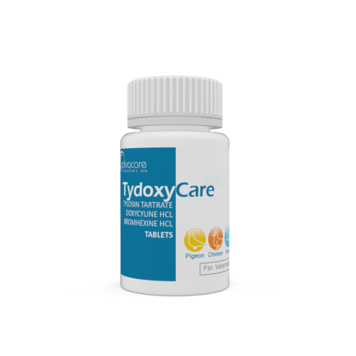 Tylosin Tartrate + Doxycycline HCl + Bromhexine HCl Tablets (bottle of 100 tablets)