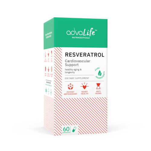 Capsules de Resvératrol (boîte de bouteilles)