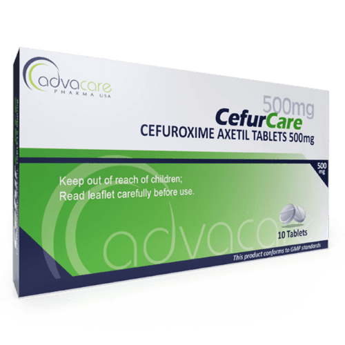 Cefuroxime Axetil Tablets (box of 10 tablets)