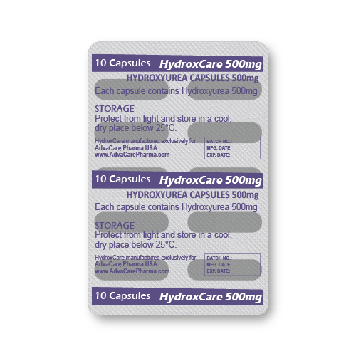 Capsules d'Hydroxyurée (blister de 10 capsules)