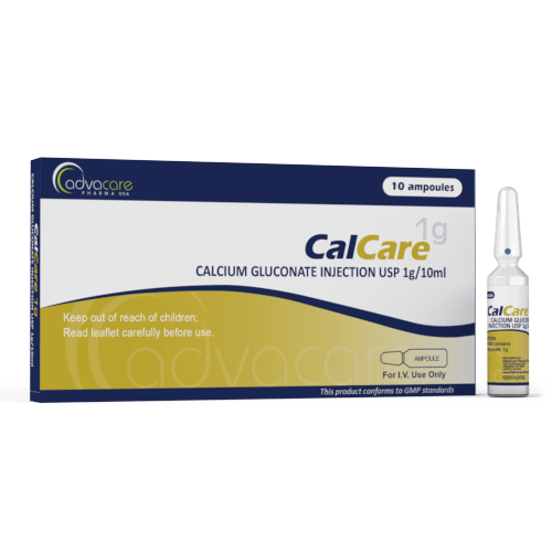 Calcium Gluconate Injection (1 box and 1 ampoule)