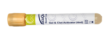 Blood Collection Tube SSGT Gel & Clot Activator (Yellow)