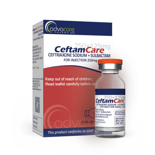 Ceftriaxone + Sulbactam for Injection (box of 1 vial)