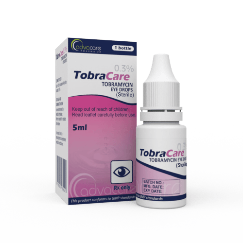 Tobramycin Eye Drops (1 box and 1 bottle)