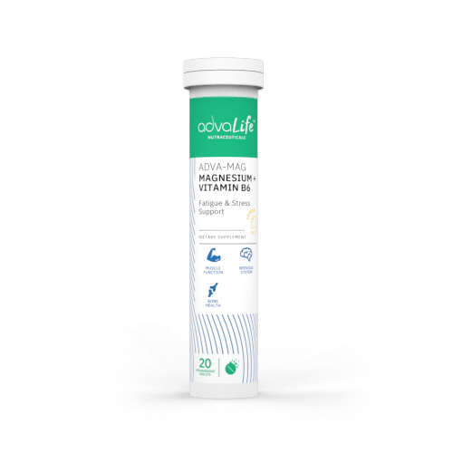 Comprimés Effervescents de Magnesium + Vitamine B6 (tube de 20 comprimés)