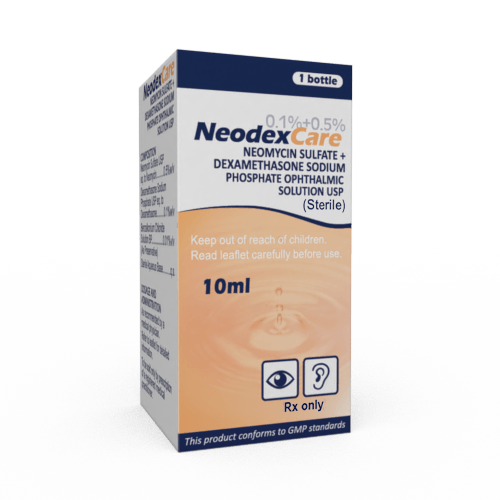 Dexamethasone + Neomycin Eye Drops (box of 1 bottle)