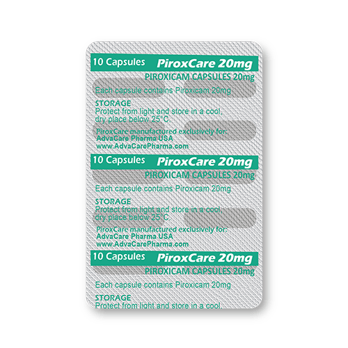 Piroxicam Capsules (blister of 10 capsules)