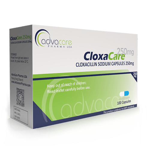 Cloxacillin Capsules (box of 100 capsules)