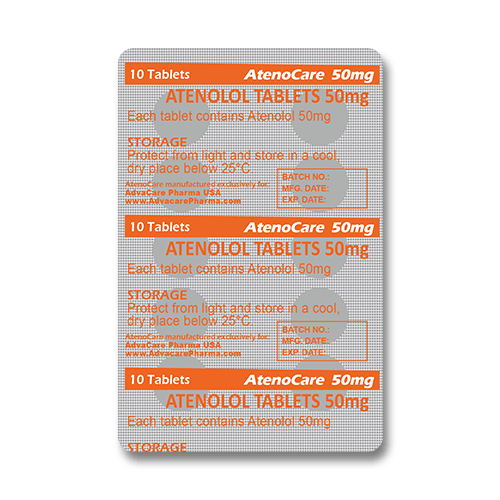 Atenolol Comprimidos (blister de 10 comprimidos)