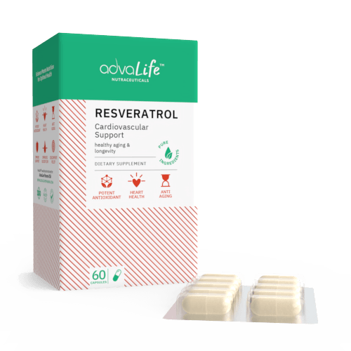 Cápsulas de Resveratrol (1 caja y 1 burbuja)