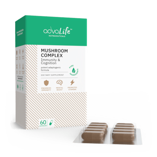 Capsules de Complexe de Champignons (1 boîte et 1 blister)