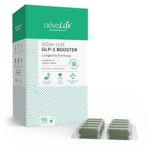 GLP-1 Booster Supplement for Longevity (1 box and 1 blister)