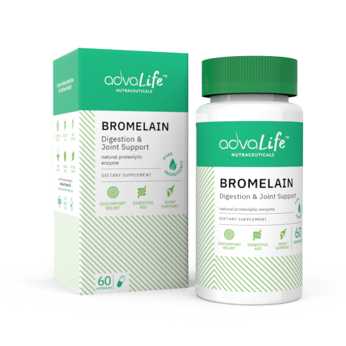 Bromelain Capsules (1 box and 1 bottle)