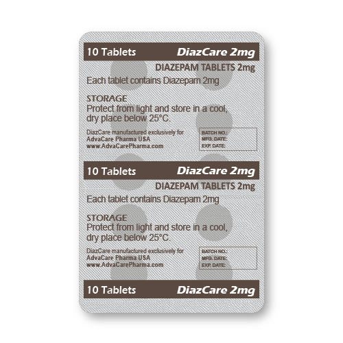 Diazepam Tablets (blister of 10 tablets)