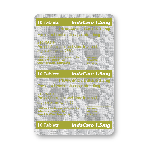 Comprimés d'Indapamide (blister de 10 comprimés)