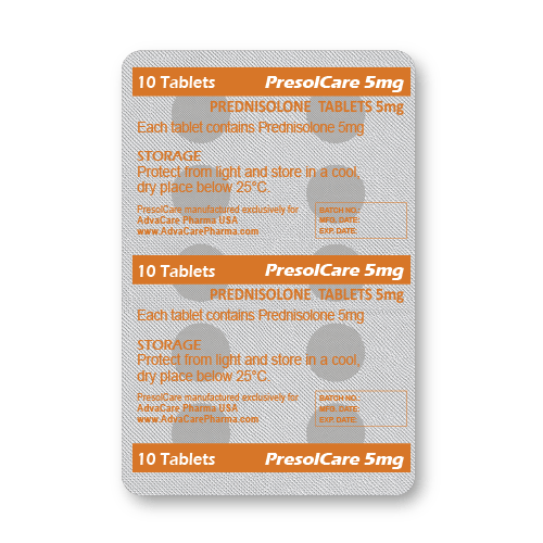 Comprimidos de Prednisolona (blíster de 10 comprimidos)