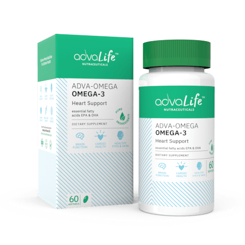 Cápsulas de Omega-3 (1 caja y 1 frasco)