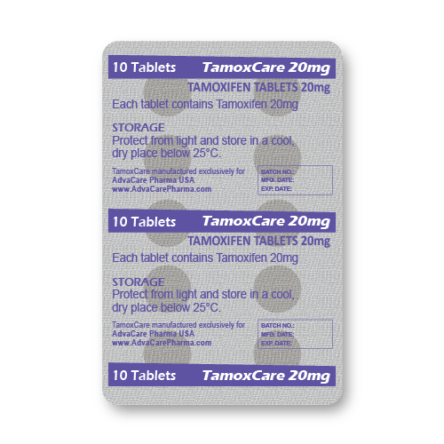 Comprimidos de Tamoxifeno (blíster de 10 comprimidos)