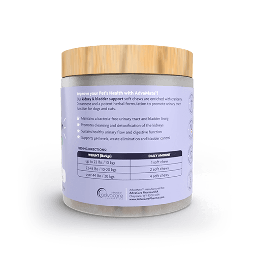 Masticables Blandos para Riñones y Vejiga (ingredientes de la botella)