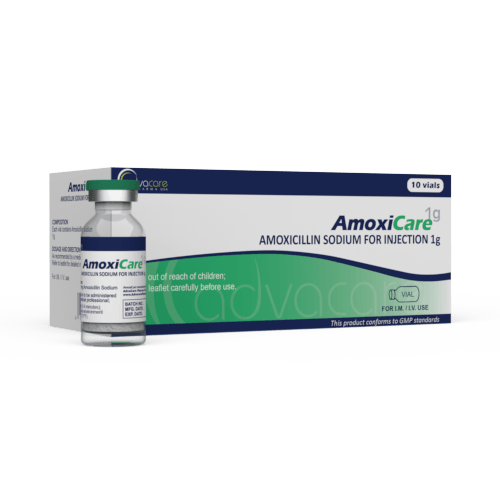 Amoxicillin for Injection (1 box and 1 vial)