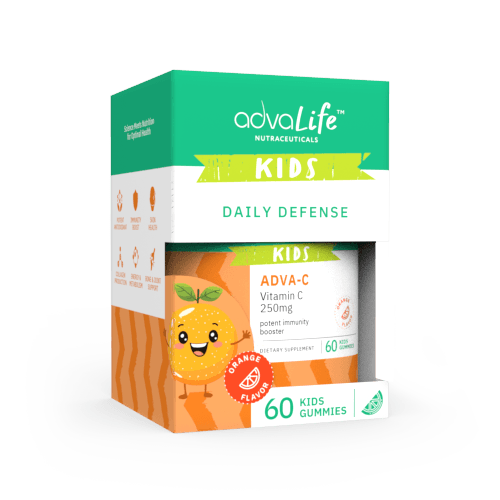 Gommes de vitamine C pour enfants (boîte de bouteilles)