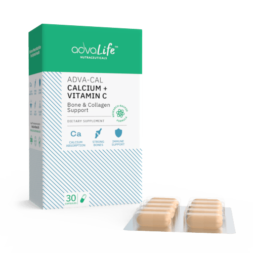 Capsules de Calcium + Vitamine C (1 boîte et 1 blister)