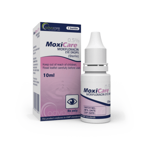 Gouttes Oculaires de Moxifloxacine (1 boîte et 1 flacon)