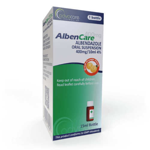 Suspensión Oral de Albendazol (caja de 1 frasco)