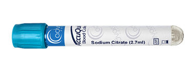 Tube de prélèvement sanguin PT - Citrate de sodium à 3,2 (Bleu)