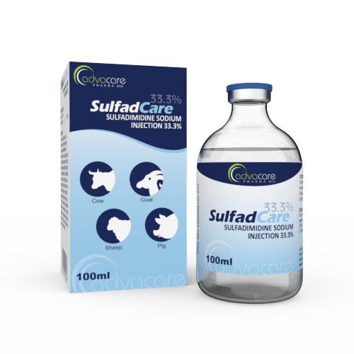 Sulfadimidine Sodium Injection (1 box and 1 vial)