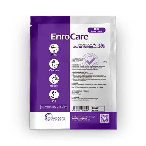 Enrofloxacin Soluble Powder (1 bag)