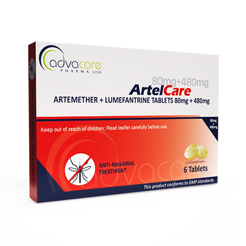 Tabletas de Arteméter + Lumefantrina