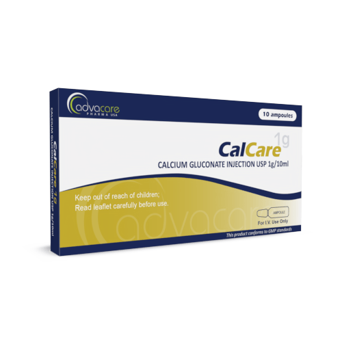 Injection de gluconate de calcium