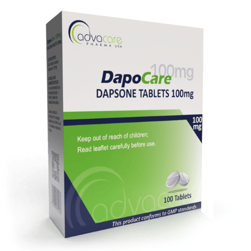 Bottle of Dapsone Tablets 100mg