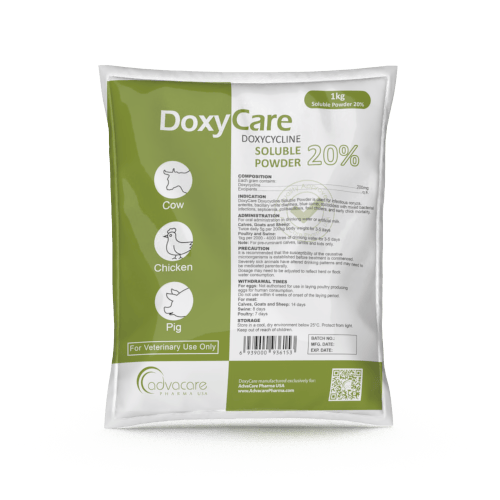 Poudre soluble de ribavirine doxycycline hyclate