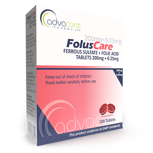 Ferrous Sulfate + Folic Acid Tablets Manufacturer 2