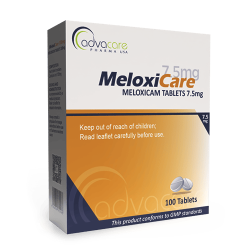 Bottle of Meloxicam Tablets 100mg